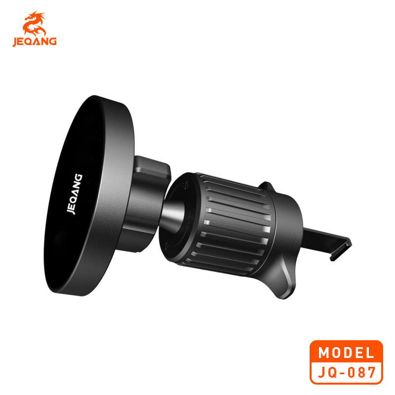 JQ-087 JEQANG Strong Magnetic Car Phone Holder – Universal Air Vent Mount with One-Handed Quick Access & 360° Rotation for GPS Navigation